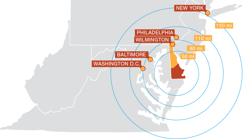 DE Location Map